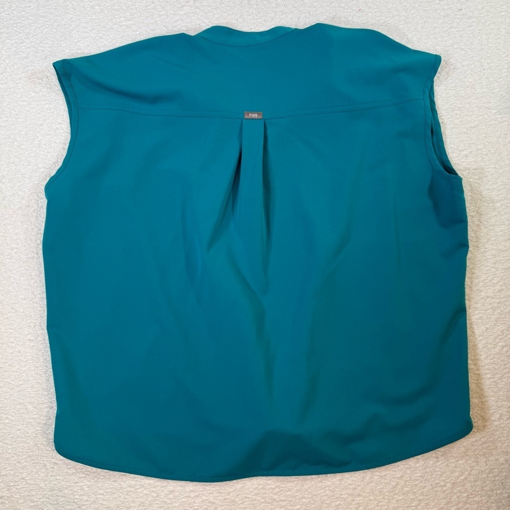 FIGS New Technical Collection Rafaela Polo Top Size xxl teal wxxsw1003 - Picture 9 of 11